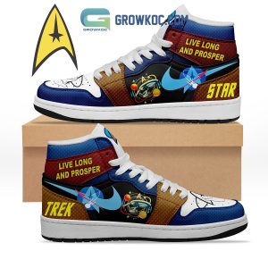 Star Trek Live Long And Prosper Air Jordan 1 Shoes