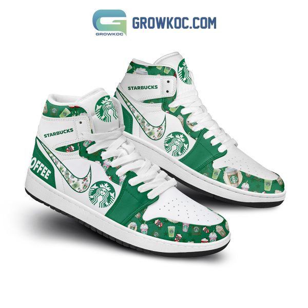 Starbucks Coffee Love Air Jordan 1 Shoes