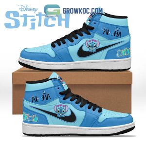 Stitch Aloha Air Jordan 1 Shoes
