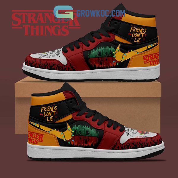Stranger Things Friends Don’t Like Air Jordan 1 Shoes