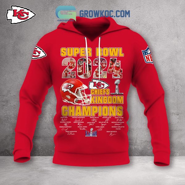 Super Bowl 2024 Chiefs Kingdom Champions Hoodie T Shirt