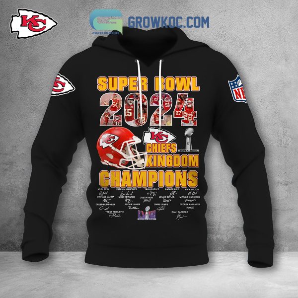 Super Bowl 2024 Chiefs Kingdom Champions Hoodie T Shirt