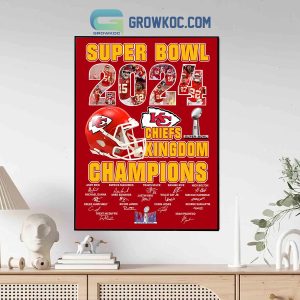 Super Bowl 2024 Chiefs Kingdom Champions Poster