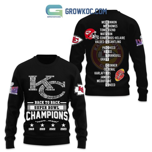 Super Bowl Back To Back Champions Kansas City Chiefs T Shirt