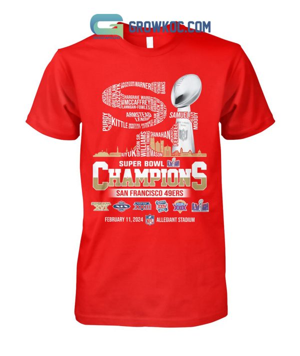 Super Bowl Champions 49ers T Shirt