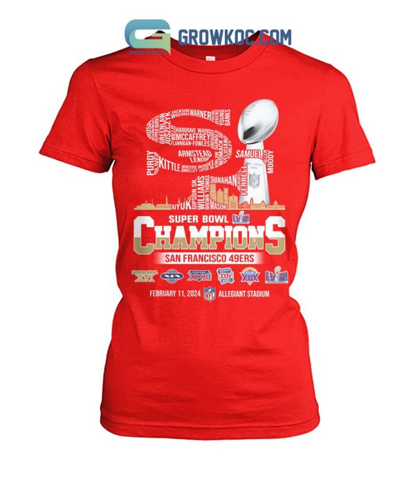 Super Bowl Champions 49ers T Shirt