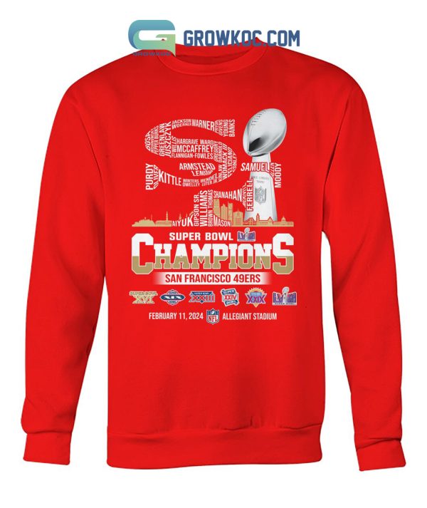 Super Bowl Champions 49ers T Shirt