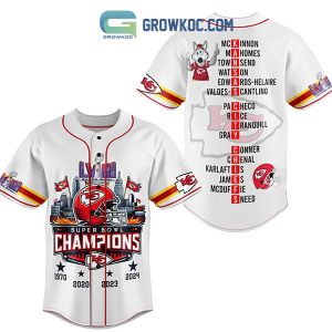Super Bowl Champions Chiefs 2024 Baseball Jersey