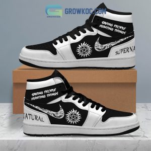 Supernatural Black And White Version Air Jordan 1 Shoes
