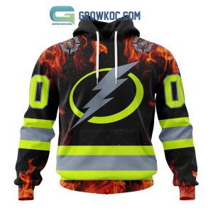 Tampa Bay Lightning Honoring Firefighters Hoodie Shirts