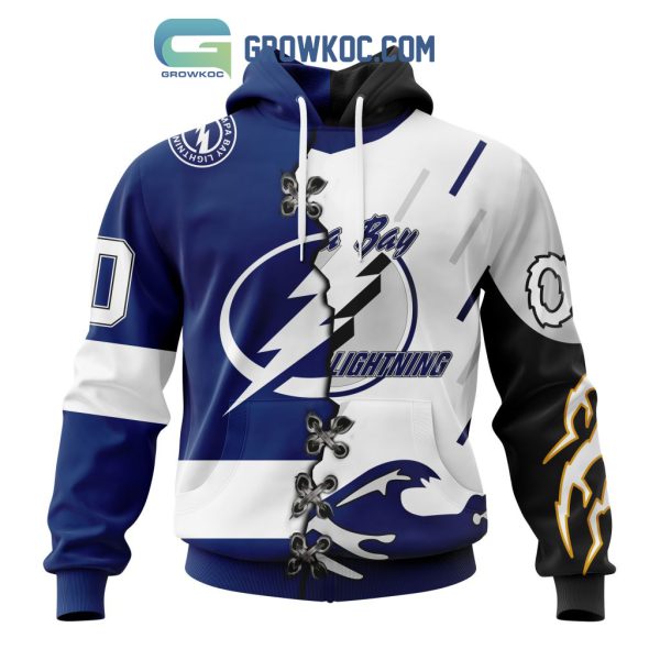 Tampa Bay Lightning Mix Reverse Retro Personalized Hoodie Shirts