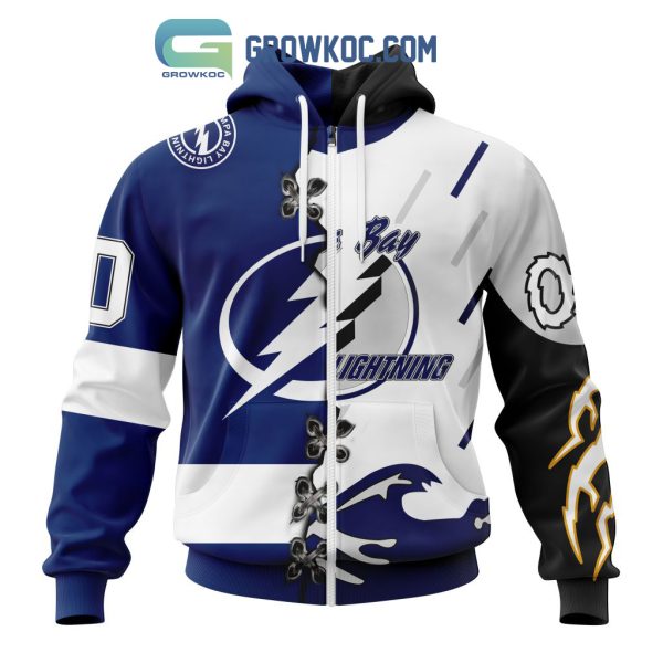 Tampa Bay Lightning Mix Reverse Retro Personalized Hoodie Shirts