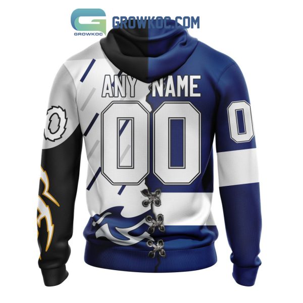 Tampa Bay Lightning Mix Reverse Retro Personalized Hoodie Shirts