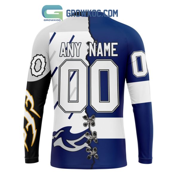 Tampa Bay Lightning Mix Reverse Retro Personalized Hoodie Shirts