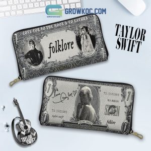Taylor Swift Folklore Album Purse Wallet