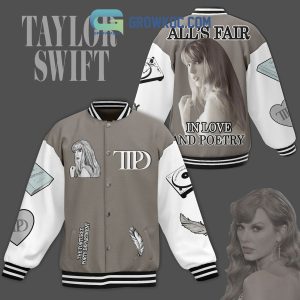 Taylor Swift In Love And Poetry Baseball Jacket
