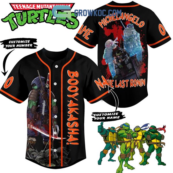Teenage Mutant Ninja Turtles Michelangelo The Last Ronin Personalized Baseball Jersey