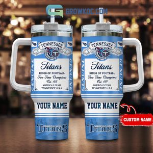 Tennessee Titans Kings of Football Personalized 40oz Tumbler