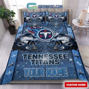 Tennessee Titans Star Wall Personalized Fan Bedding Set