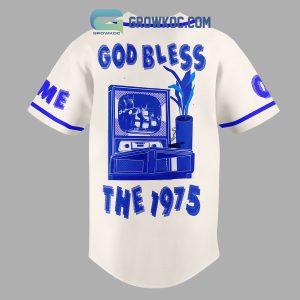The 1975 Fan God Bless Personalized Baseball Jersey