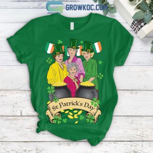 The Golden Girls St. Patrick’s Day Fleece Pajamas Set Green