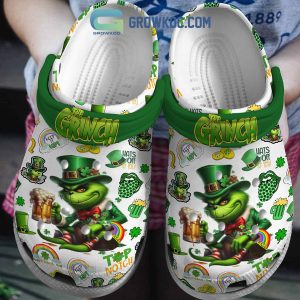 The Grinch Drink Irish Beer St. Patrick’s Day Crocs Clogs