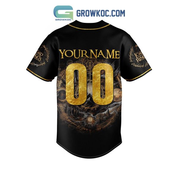 The Lord Of The Rings Not Wander Are Lost Personalized Baseball Jersey