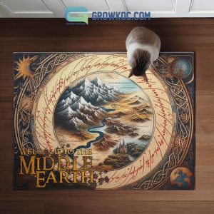 The Lord Of The Rings Welcome To The Middle Earth Doormat