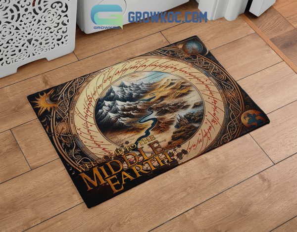 The Lord Of The Rings Welcome To The Middle Earth Doormat