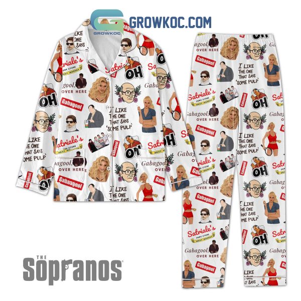 The Sopranos Over Here Fan Polyester Pajamas Set