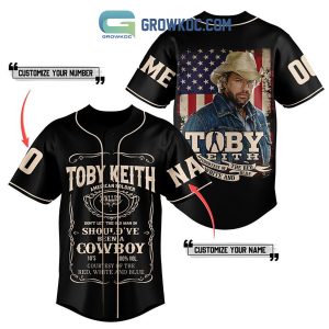 Toby Keith Been A Cowboy Fan Personalized Baseball Jersey