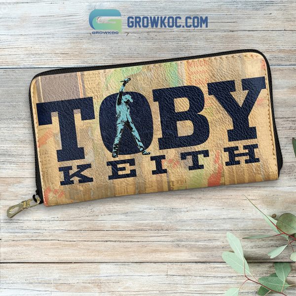 Toby Keith Spending Money Is An Art Fan Purse Wallet