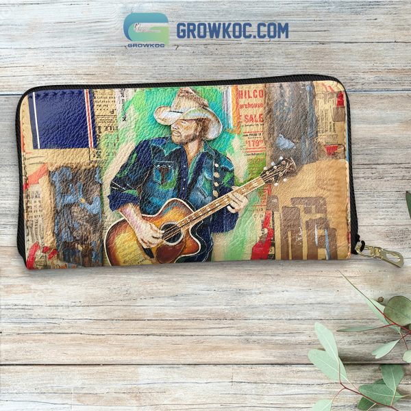 Toby Keith Spending Money Is An Art Fan Purse Wallet