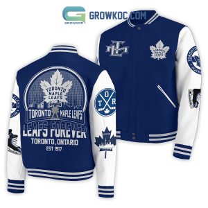 Toronto Maple Leafs Ontario Est 1917 Baseball Jacket