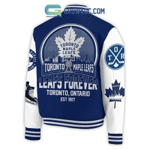 Toronto Maple Leafs Ontario Est 1917 Baseball Jacket