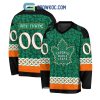 Vancouver Canucks St.Patrick’s Day Personalized Long Sleeve Hockey Jersey