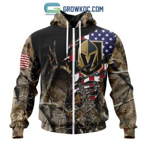 Vegas Golden Knights NHL Special Camo Realtree Hunting Personalized Hoodie T Shirt