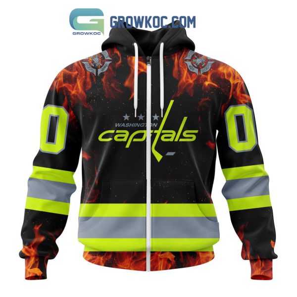 Washington Capitals Honoring Firefighters Hoodie Shirts