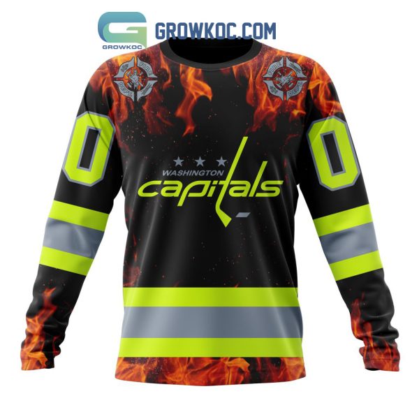 Washington Capitals Honoring Firefighters Hoodie Shirts