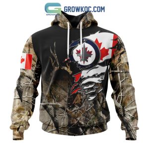 Winnipeg Jets NHL Special Camo Realtree Hunting Personalized Hoodie T Shirt