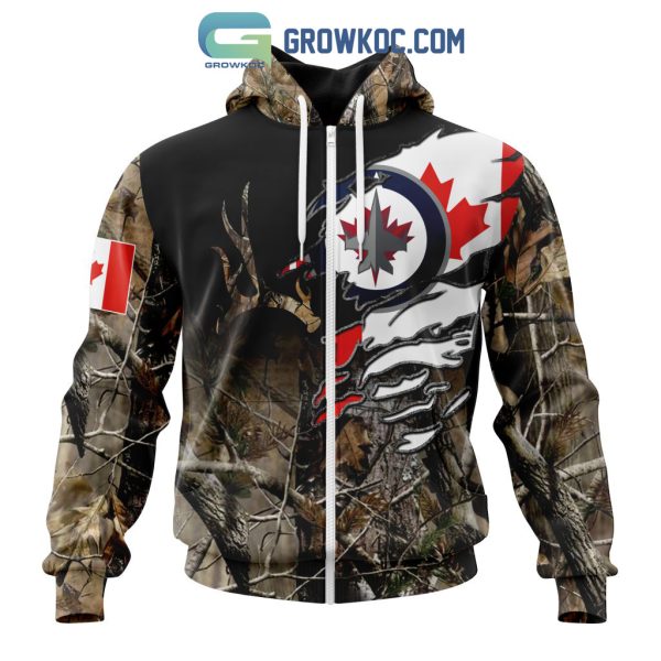 Winnipeg Jets NHL Special Camo Realtree Hunting Personalized Hoodie T Shirt