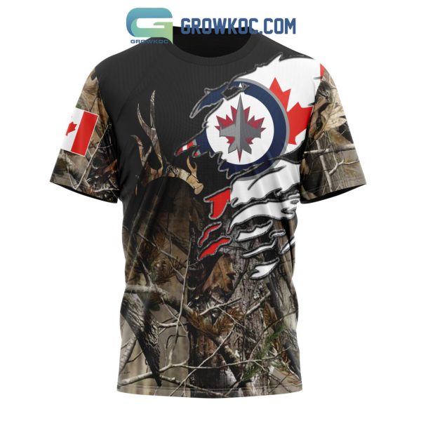 Winnipeg Jets NHL Special Camo Realtree Hunting Personalized Hoodie T Shirt