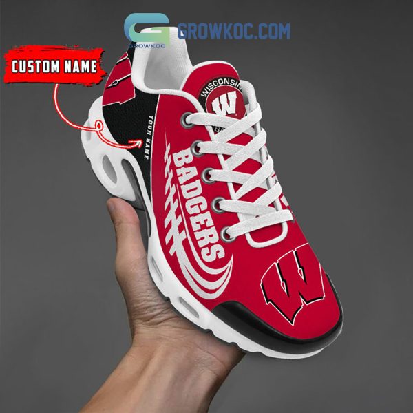 Wisconsin Badgers Personalized TN Shoes