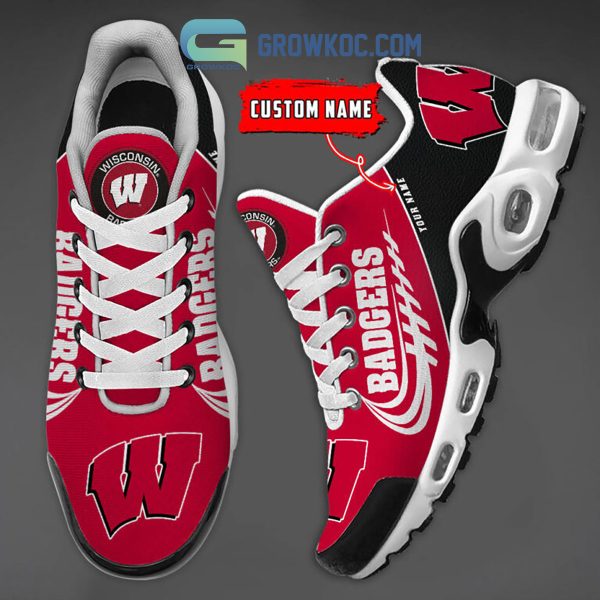 Wisconsin Badgers Personalized TN Shoes