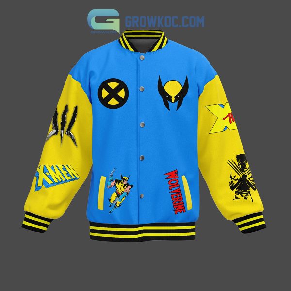 Wolverines Man Made Me A Weapon Baseball Jacket