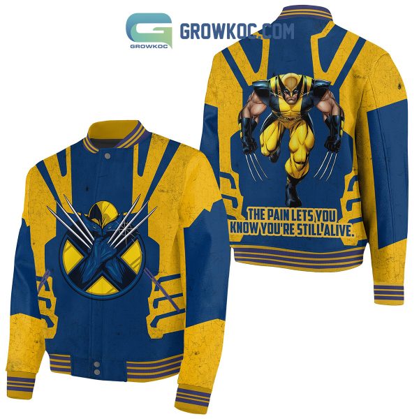 Wolverine The Pain Proud Fan Baseball Jacket