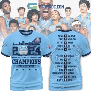 2024 ACC Men’s Basketball Tournament Champions NC Tar Heels Hoodie T Shirt