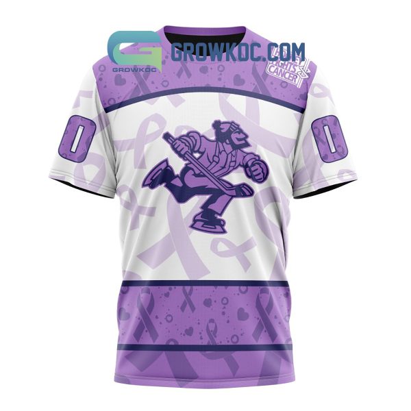 Abbotsford Canucks Fight Cancer Lavender Personalized Hoodie Shirts