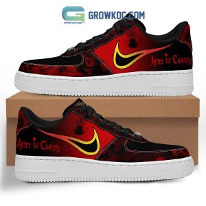 Alice In Chains Love Fans Air Force 1 Shoes Black Lace