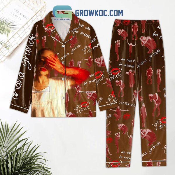 Ariana Grande We Can’t Be Friends Wait For Your Love Polyester Pajamas Set